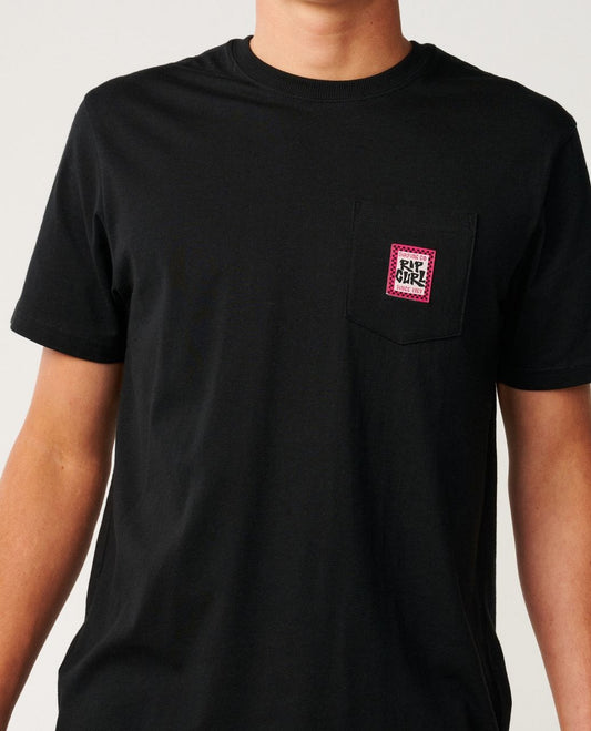RipCurl Streamline Pocket Badge Tee BLACK