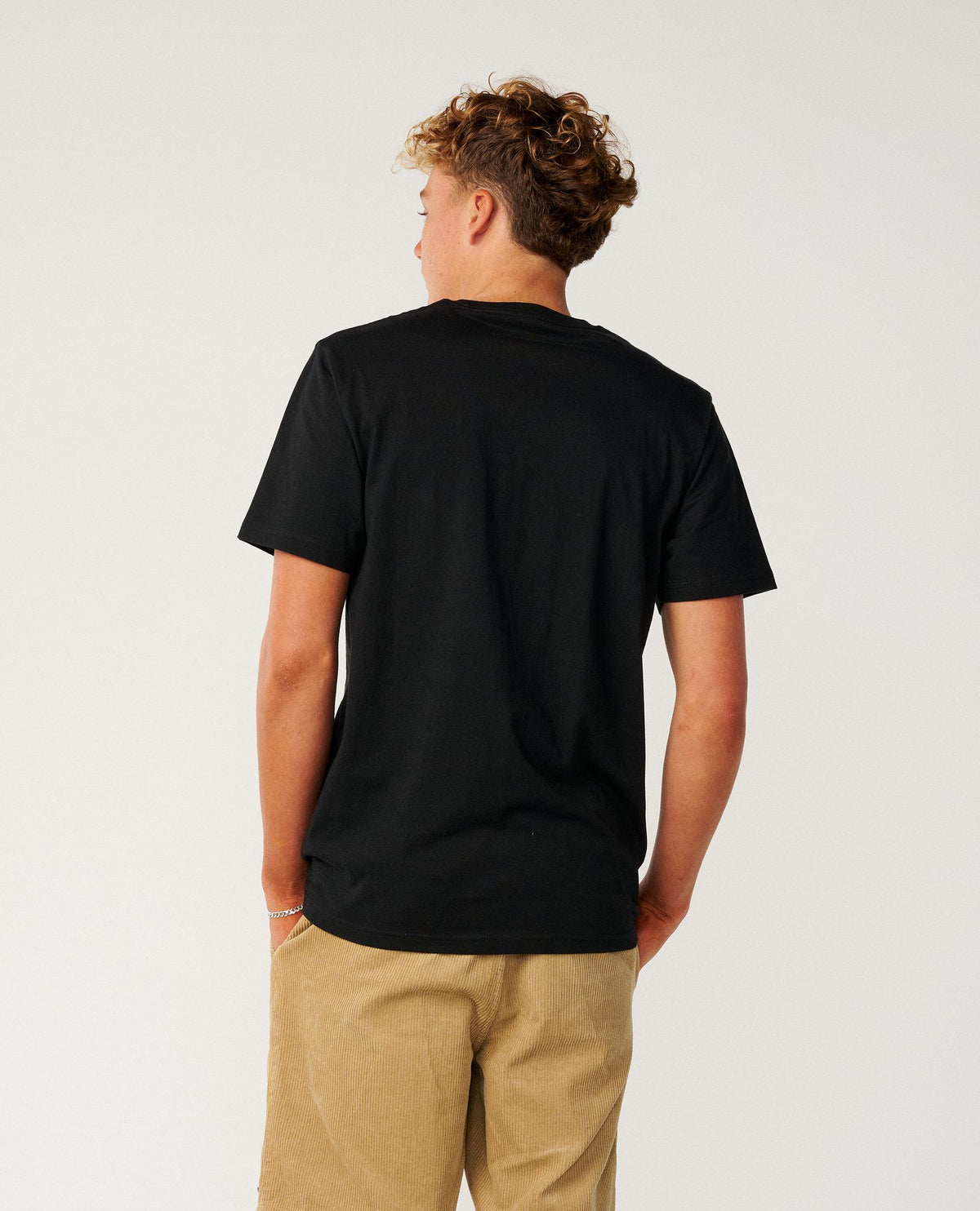 RipCurl Streamline Pocket Badge Tee BLACK