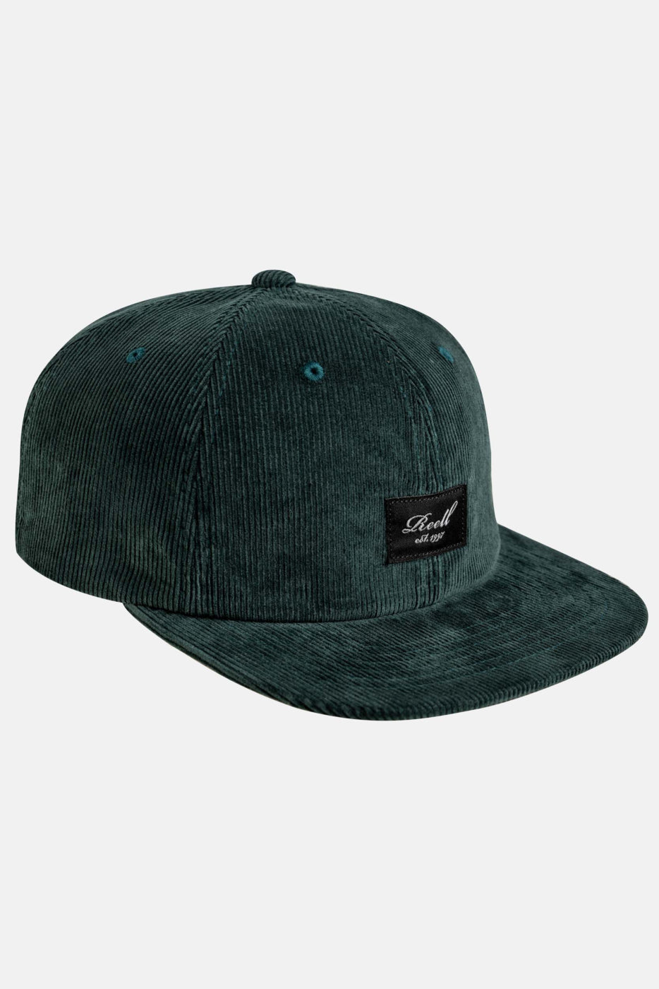 Reell Flat 6-Panel Cap Dark Green Cord
