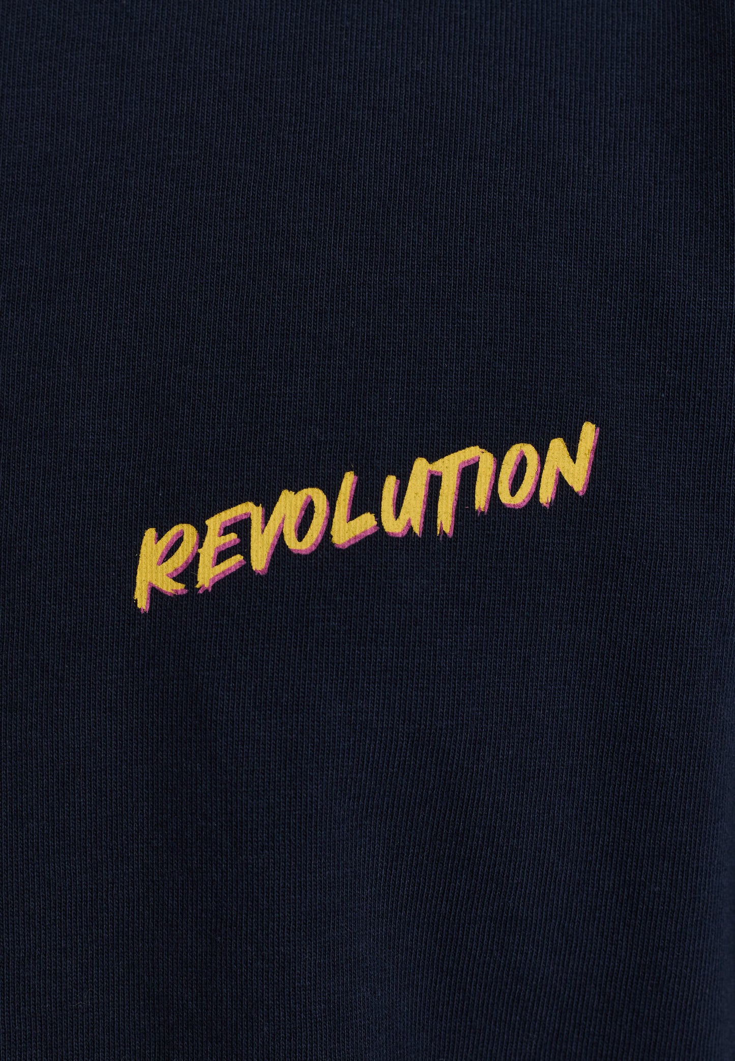 Revolution Printed T-shirt Navy