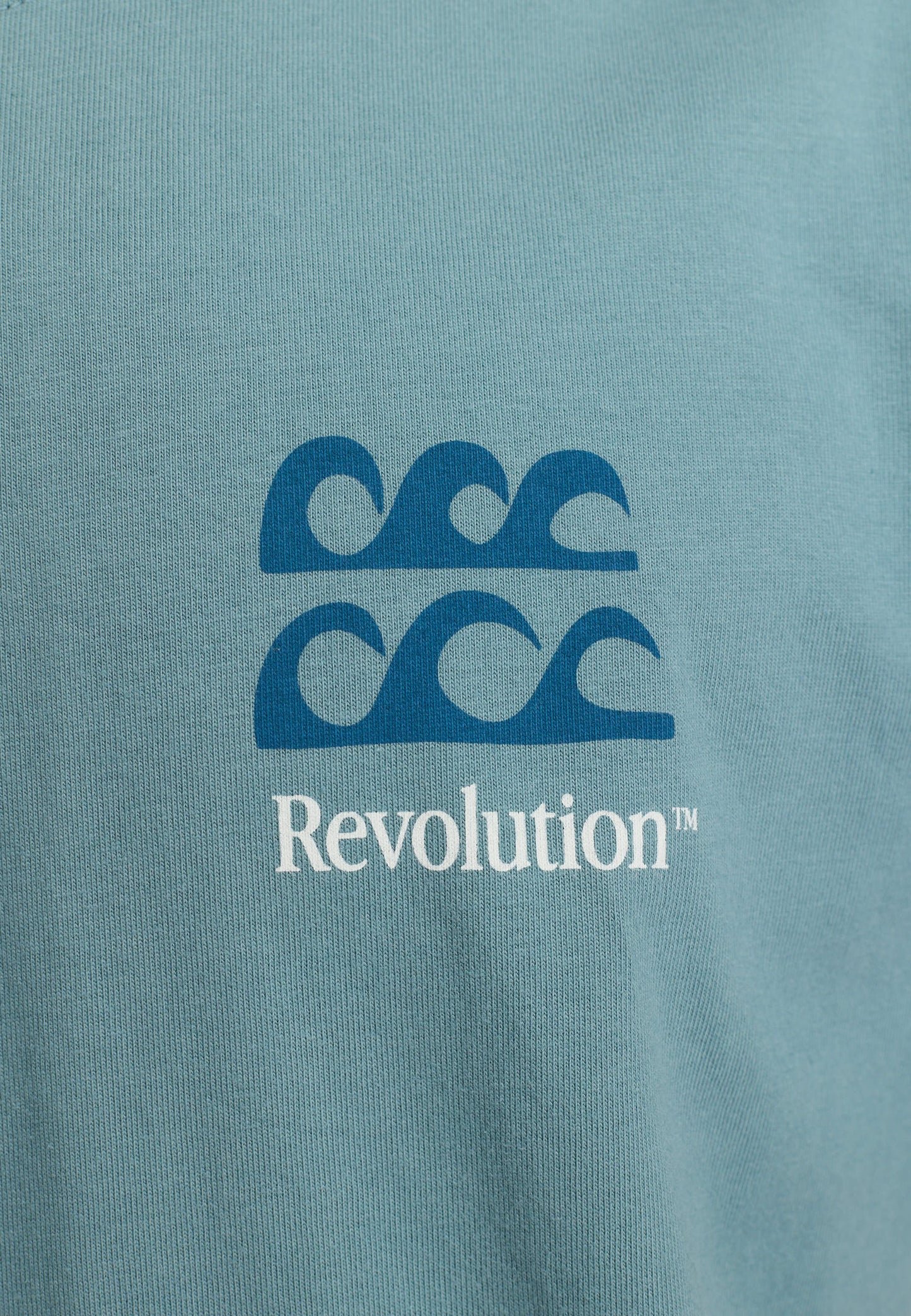 Revolution Printed T-shirt Blue