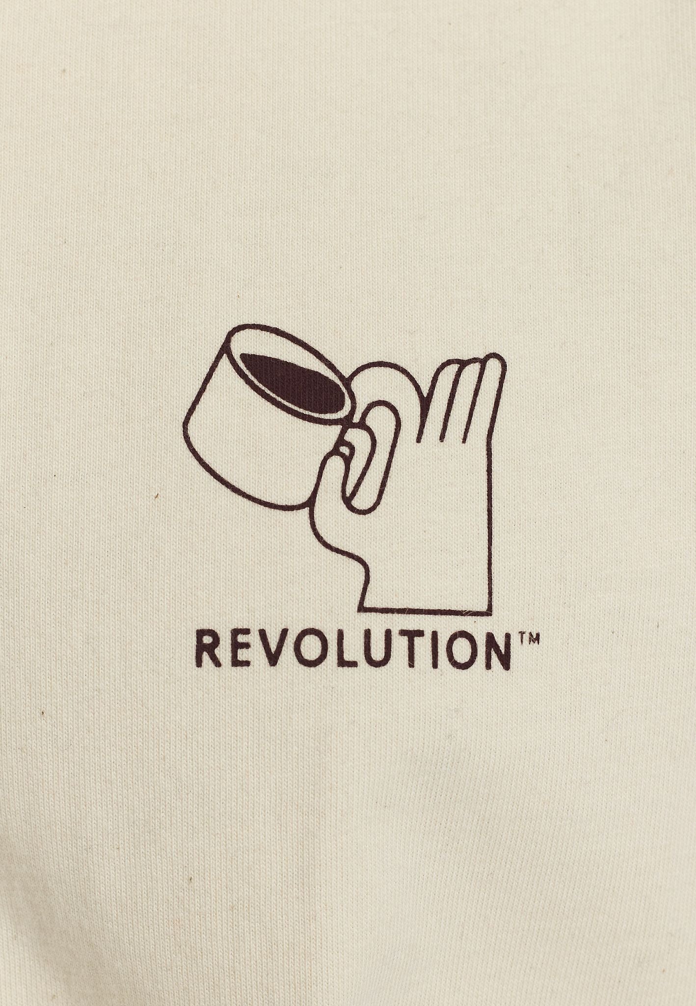Revolution Printed Tee Offwhite
