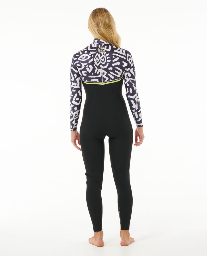 Rip Curl Damen E-Bomb 4/3 Zip Free Wetsuit