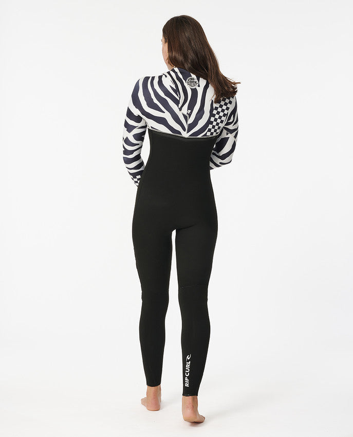 Rip Curl Damen E-Bomb 4/3 Zip Free Wetsuit