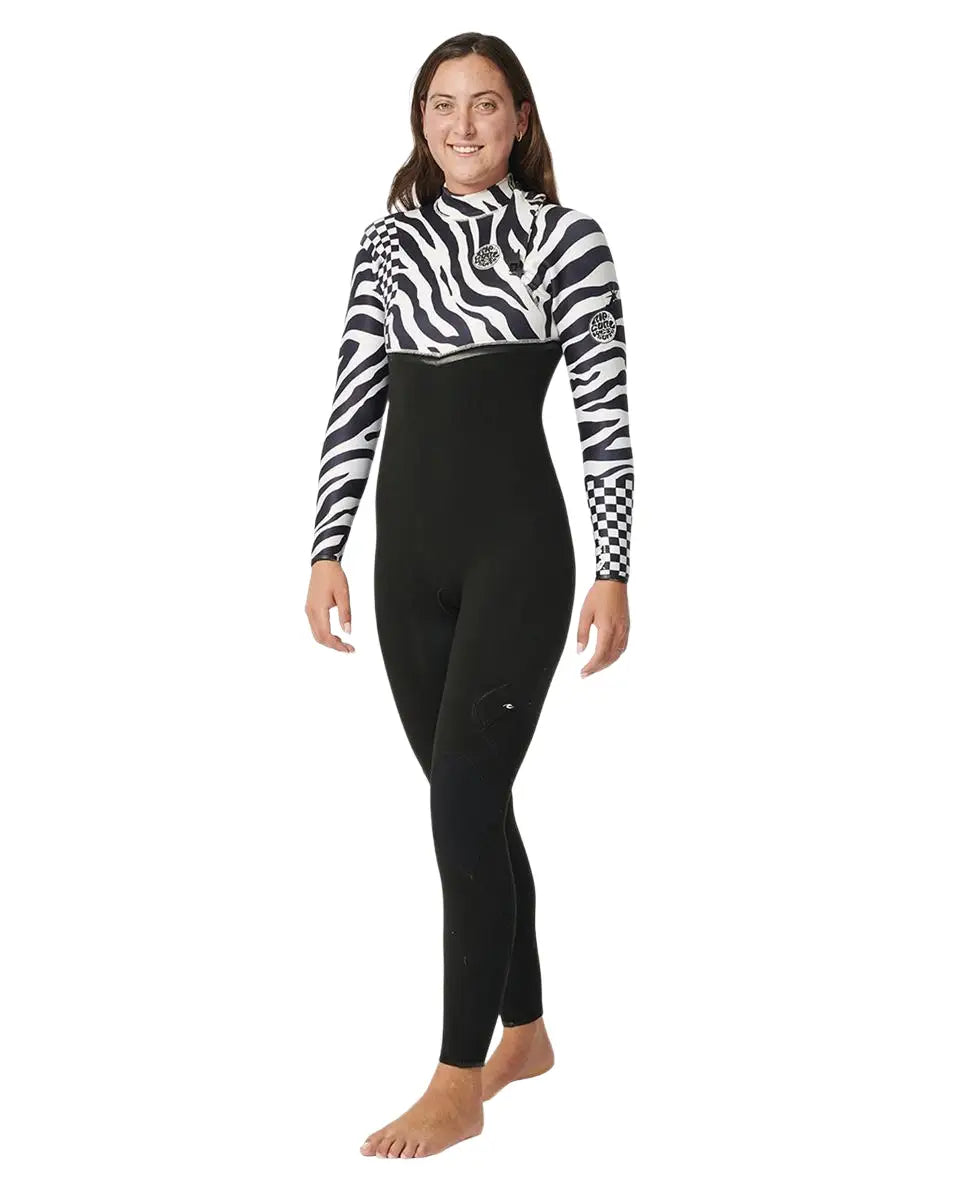 Rip Curl Damen E-Bomb 3/2 Zip Free Fato de mergulho completo