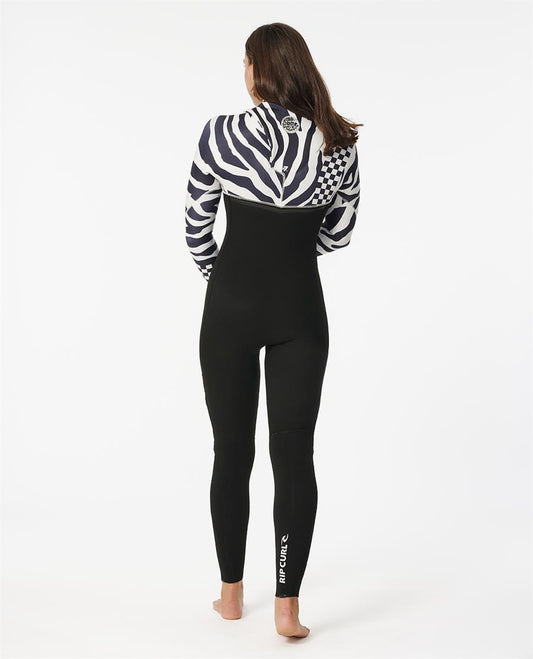Rip Curl Damen E-Bomb 3/2 Zip Free Full Wetsuit