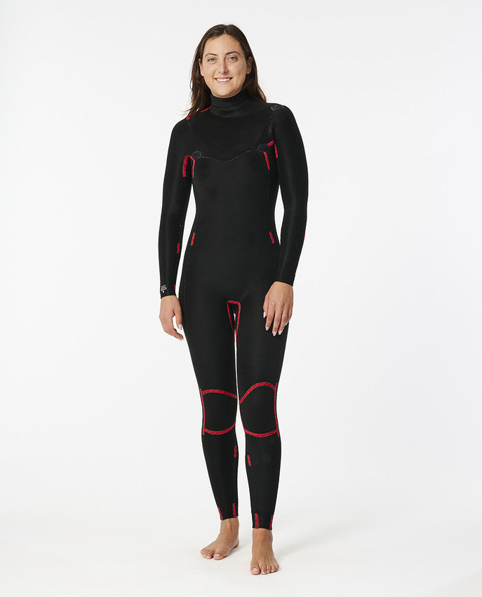 Rip Curl Dawn Patrol 5/3 Neoprenanzug mit Brustreißverschluss für Damen