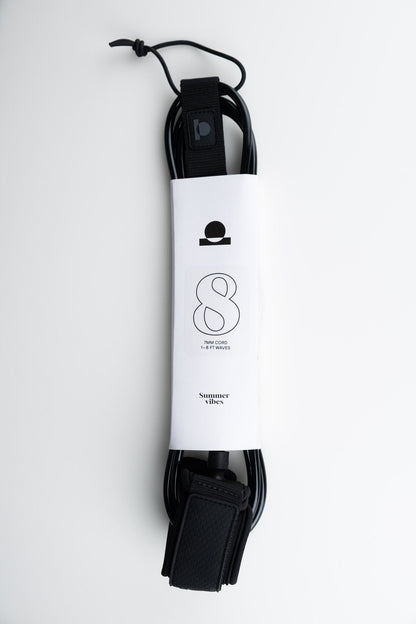 Bell Summer Vibes Session 8ft leash BLK 8.0