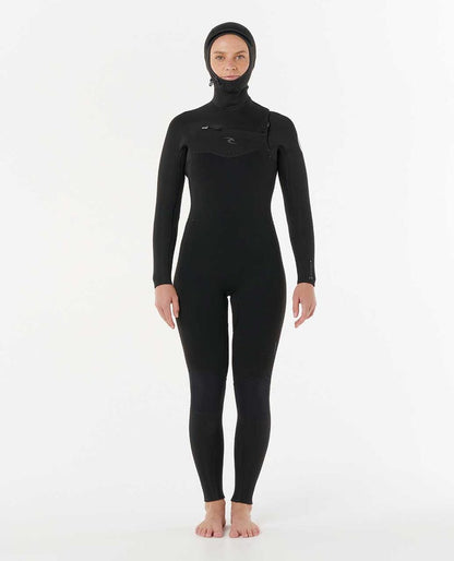 Rip Curl Women Dawn Patrol 6/4 Chest Zip Wetsuit
