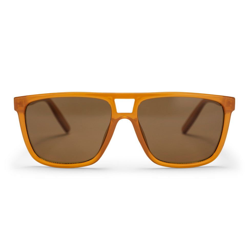 CHPO Siljan Sunglasses Mustard Brown
