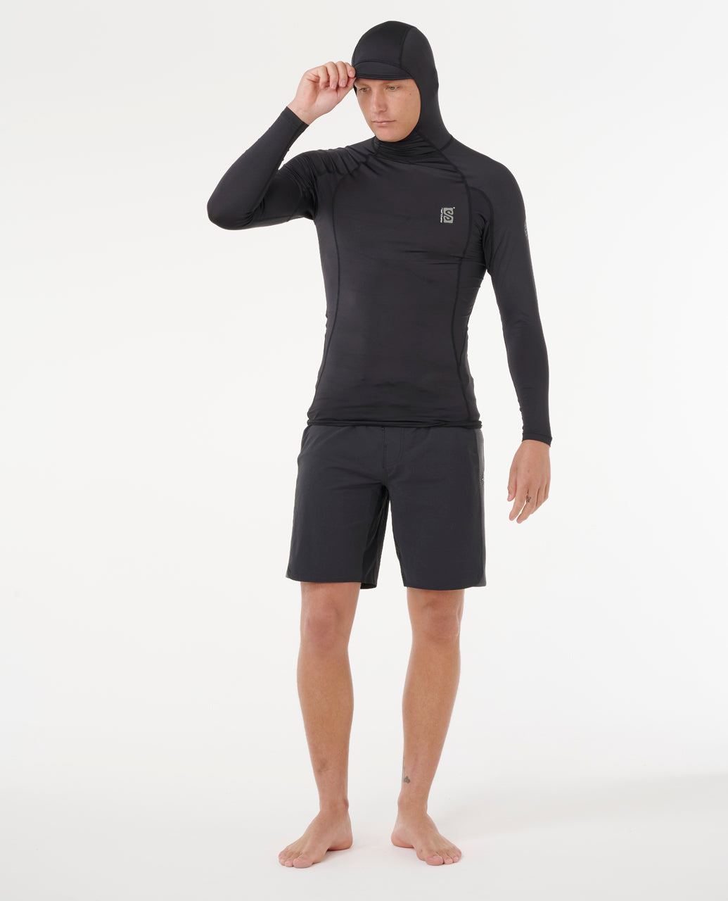 Rip Curl Search UPF Perf Hood L/S Black