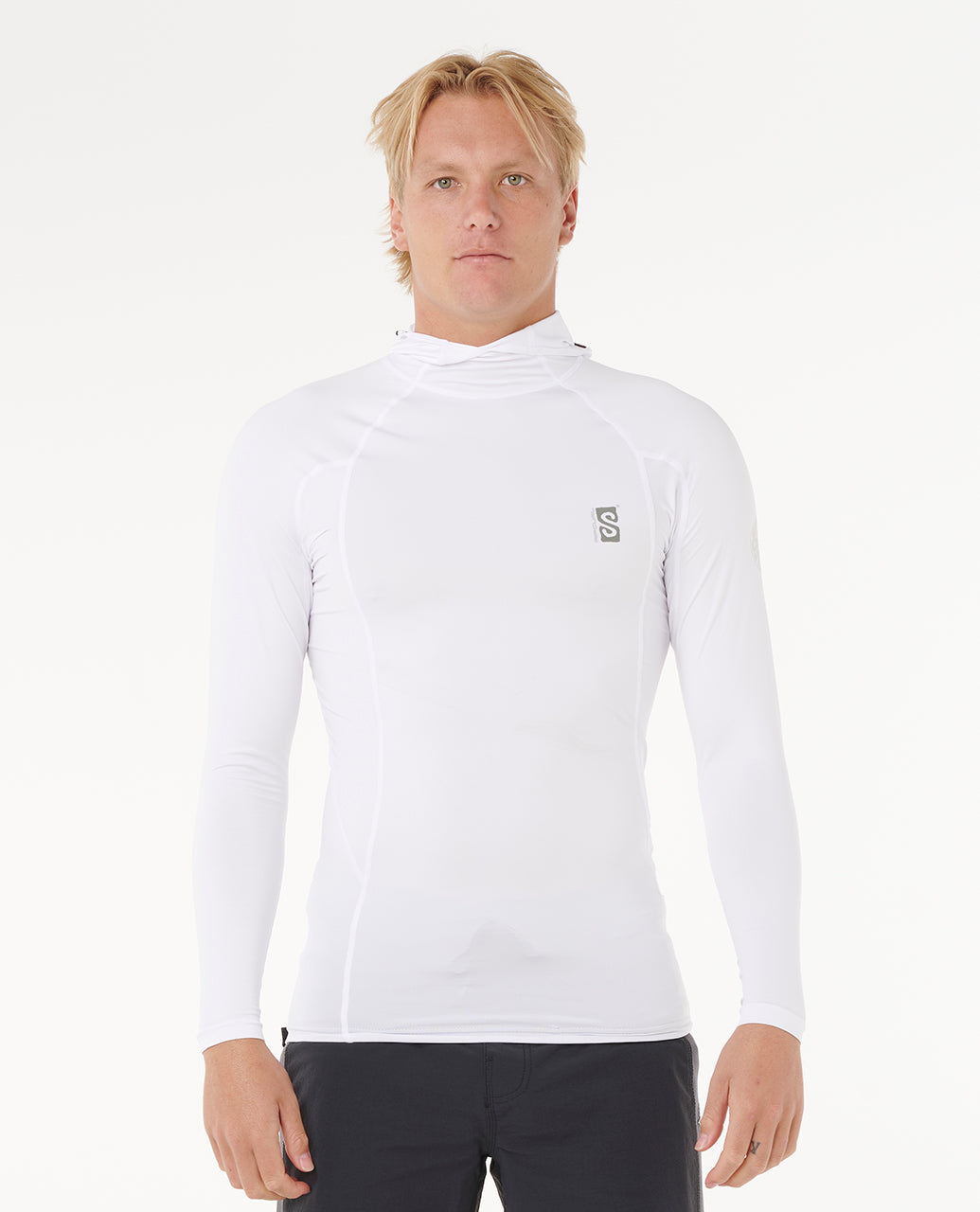 Rip Curl Search UPF Perf Hood L/S White