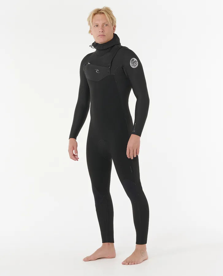 Rip Curl Dawn Patrol 6/4 Chest Zip Hood Wetsuit