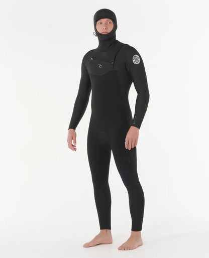 Rip Curl Dawn Patrol 6/4 Chest Zip Hood Wetsuit