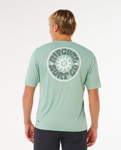 Rip Curl Pacific Rinse Surflite UPF S/S Aloe