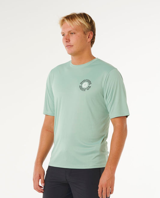 Rip Curl Pacific Rinse Surflite UPF S/S Tee Dark Navy ALOE
