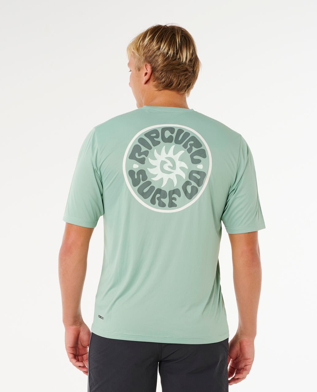 Rip Curl Pacific Rinse Surflite UPF S/S Tee Dark Navy ALOE