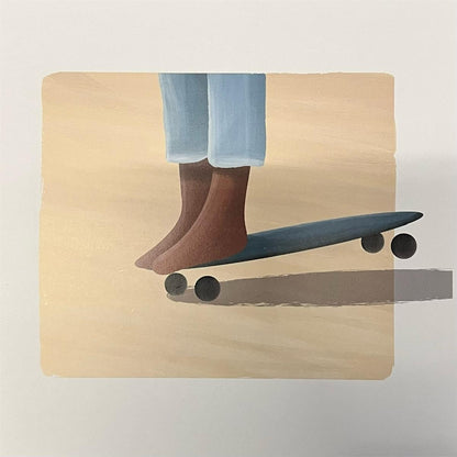 Postcard Studio Trev "Skateboard Hang Ten"