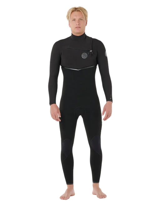 Rip Curl E-Bomb 4/3 Chest Zip Wetsuit Black