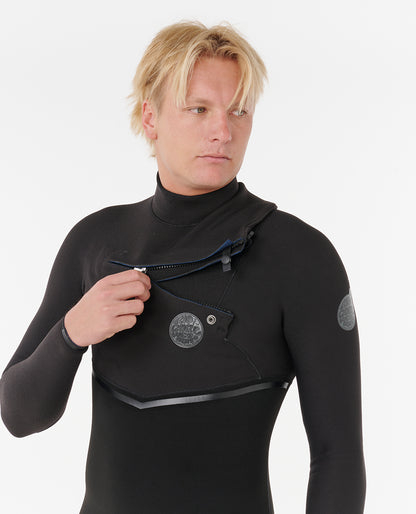 Rip Curl E-Bomb 4/3 Chest Zip Wetsuit Black