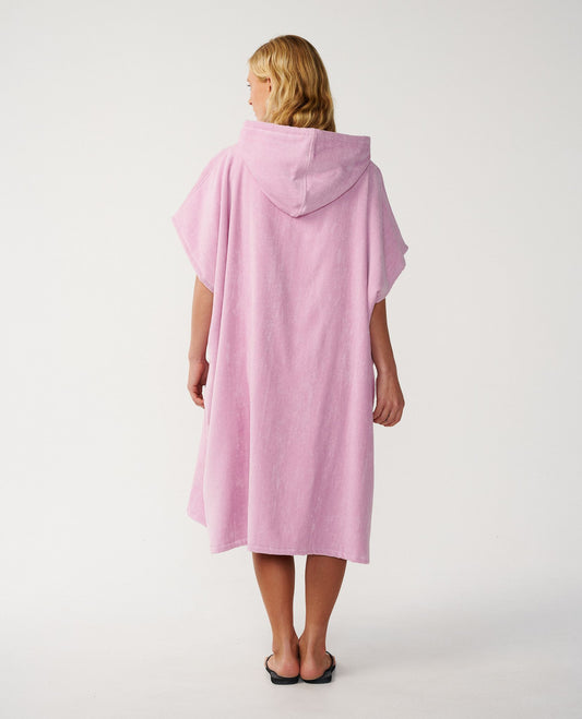 Rip Curl Icon Hooded Towel Mauve