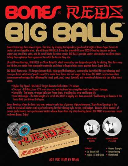 Bones Big Balls Reds Kugellager