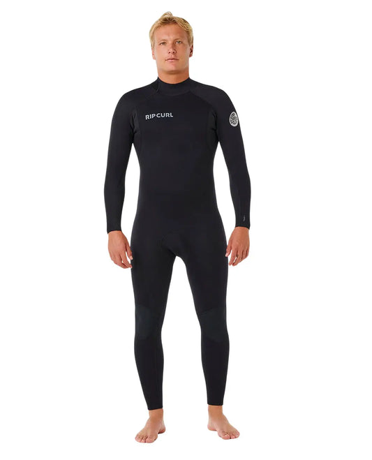 Rip Curl Trad Back Zip 4/3 Wetsuit Black