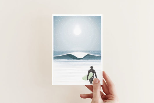 Postcard Studio Trev "Snow Surf"