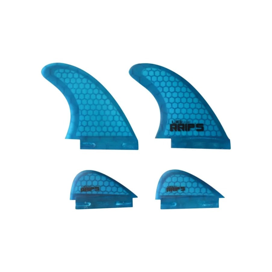 Conjunto de quilhas quádruplas de wakesurf LIB TECH médio