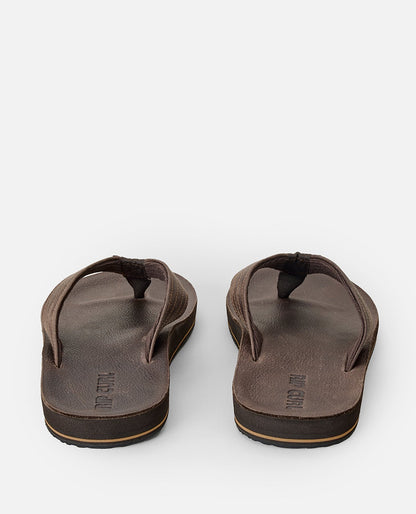 Rip Curl Surf Revival Leather Open Toe Dark Brown