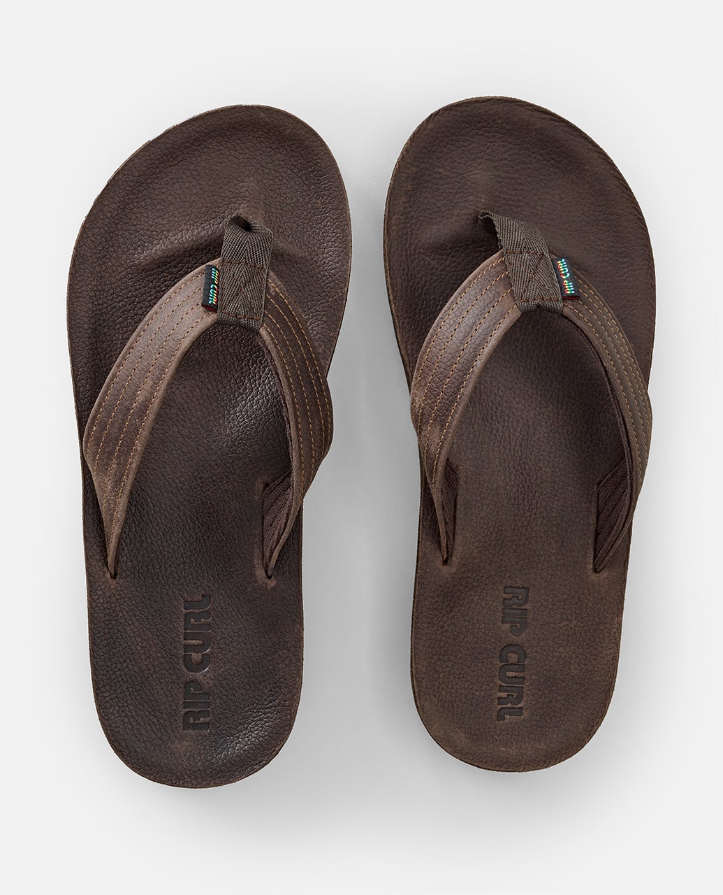 Rip Curl Surf Revival Leather Open Toe Dark Brown