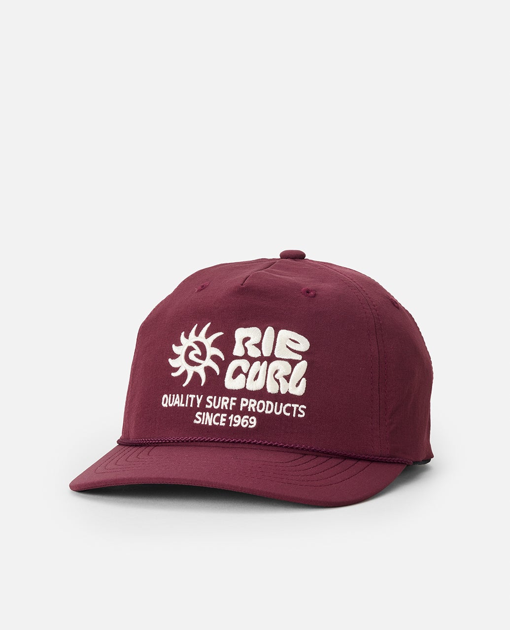 Rip Curl Pacific Rinse Flexfit SB Cap Burgund