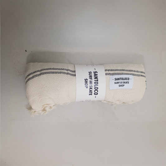 SantoLoco Pestamel Bergama Handtuch Preto