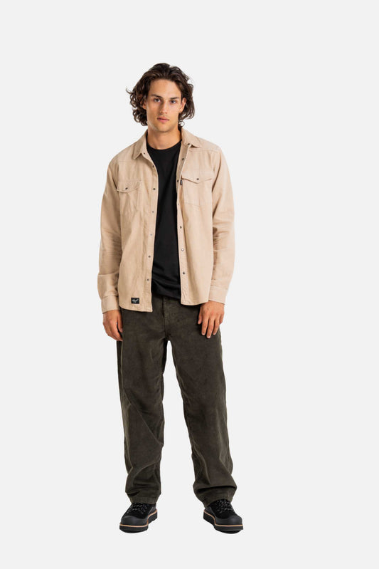 Reell Baggy Pant Dark Green Cord