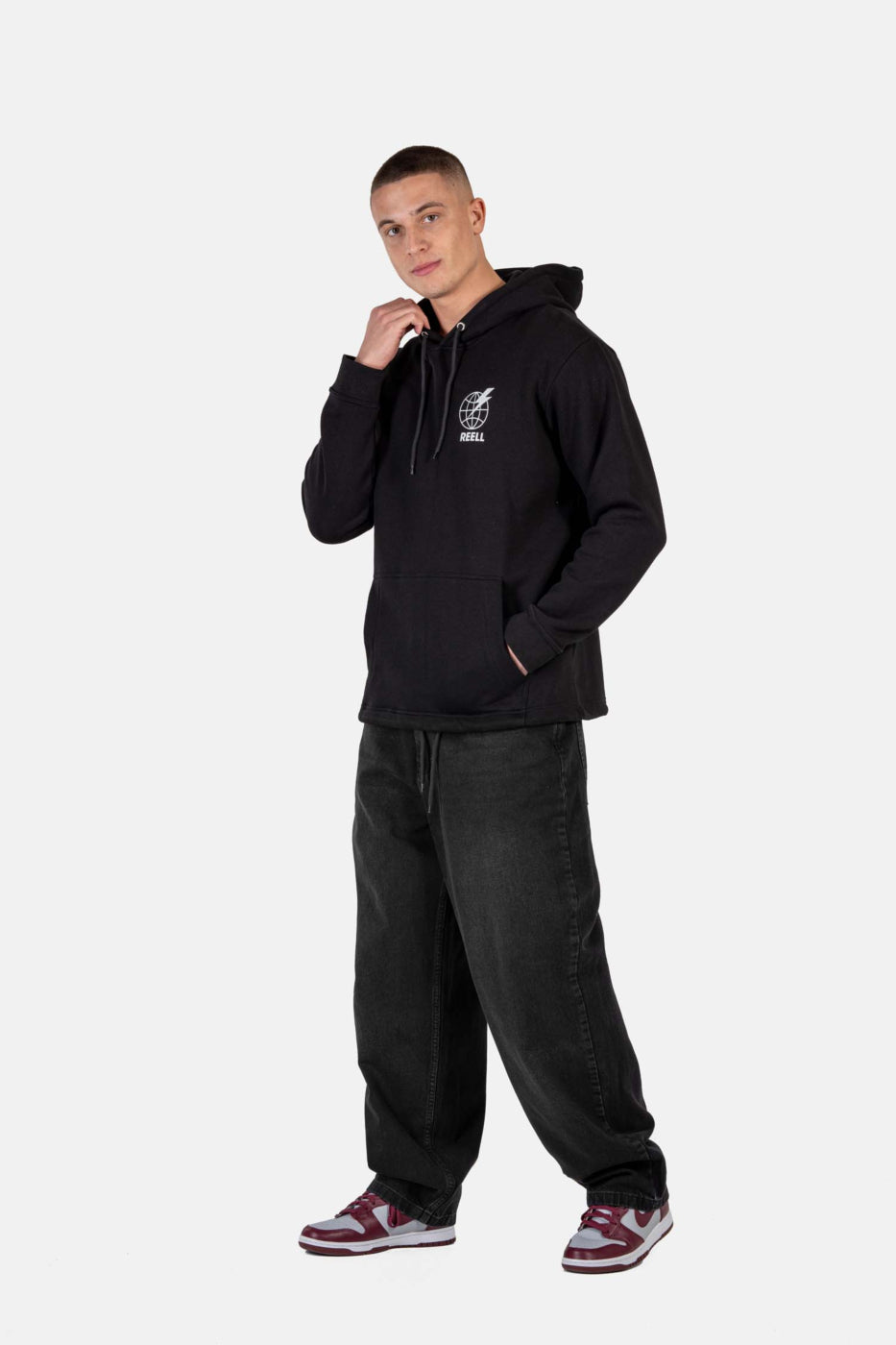 REELL Baggy Black Wash