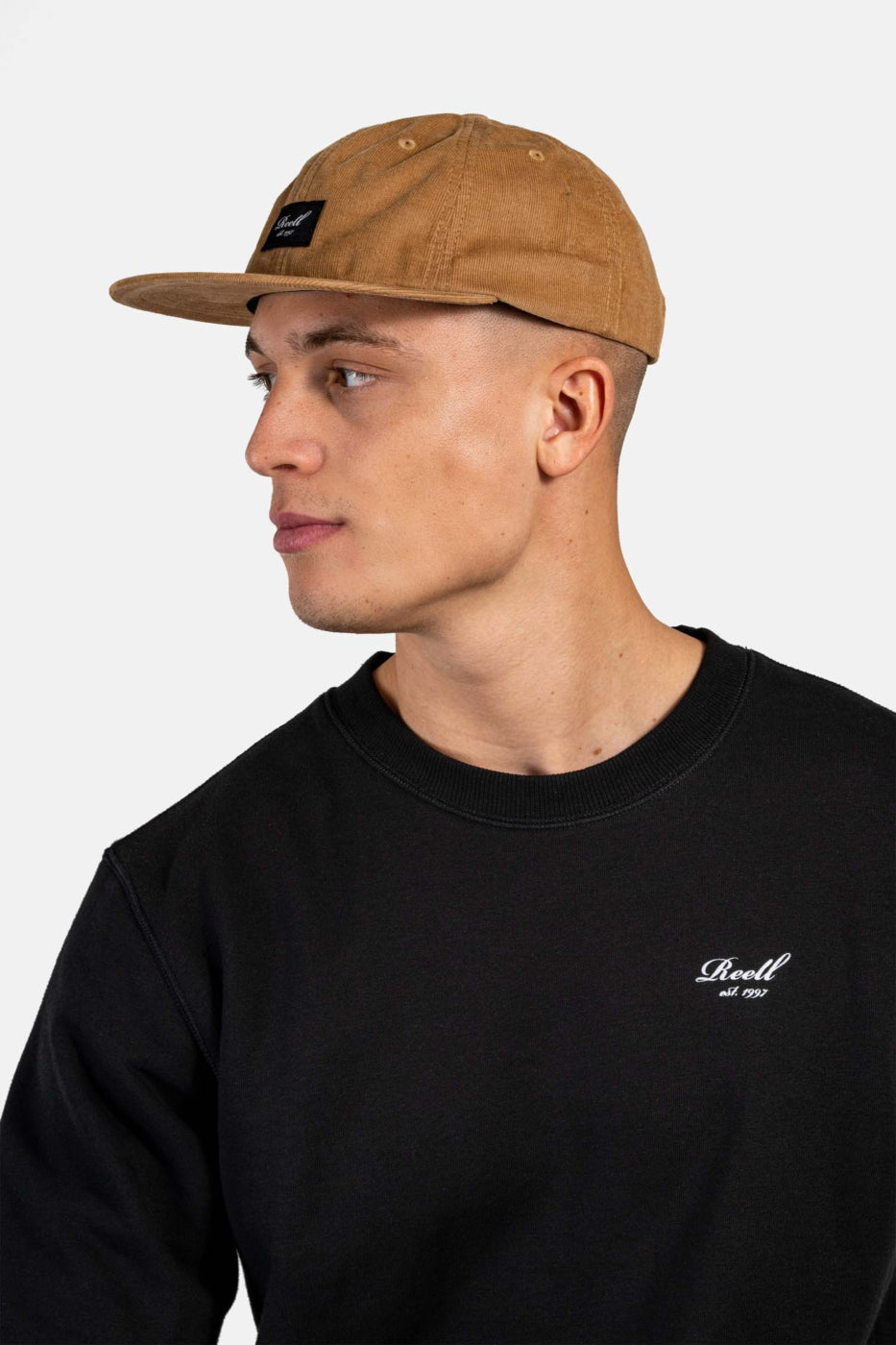 Reell Flat 6-Panel Cap Copper Brown Cord