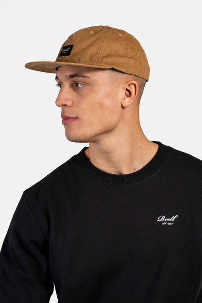 Reell Flat 6-Panel Cap Copper Brown Cord