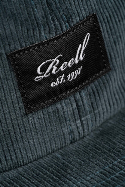 Reell Flat 6-Panel Cap Dark Green Cord