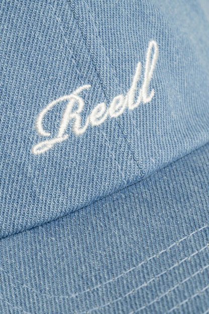 Reell Single Script Cap Light Blue Denim