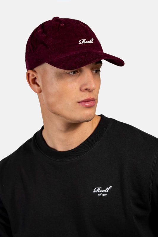 Reell Single Script Cap Vintage Burgundy Cord