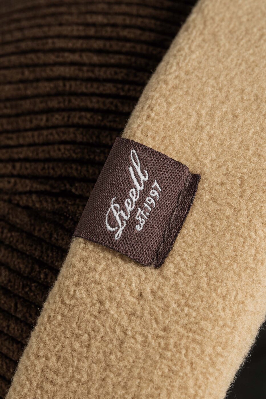 Reell Docker Cap Dark Brown Cord/Beige Fleece