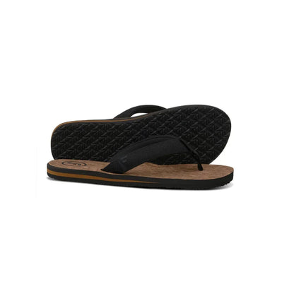 FoamLife Mully Kork Flip Flop Schwarz