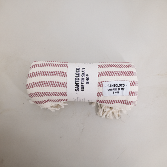SantoLoco Pestamel Acácia Terry Handtuch Bordeaux
