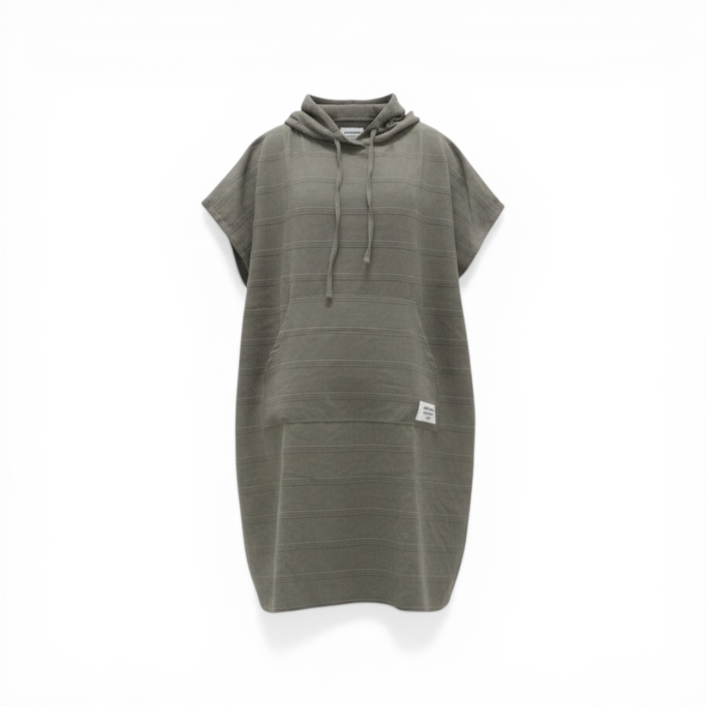 SantoLoco Pestamel Logo Poncho Green