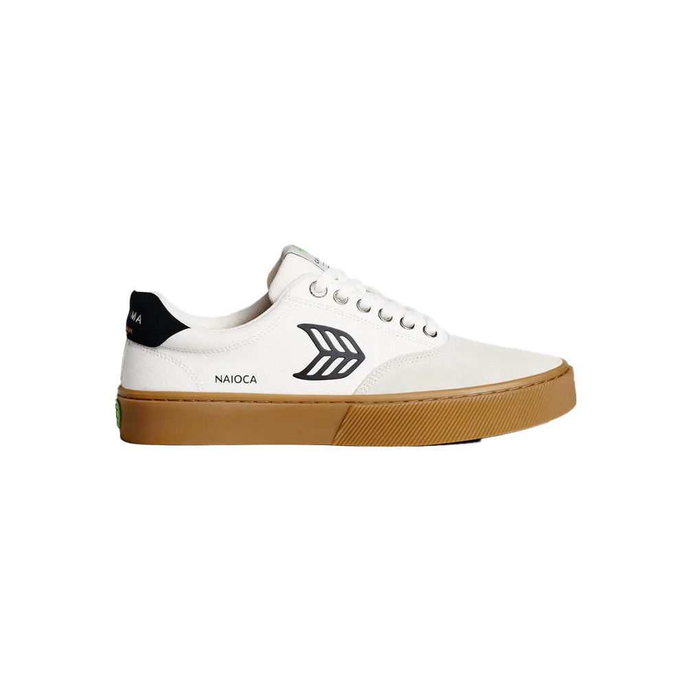 Cariuma Naioca Off-White Vintage Gum Black Schuhe
