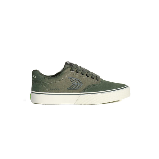 Cariuma Naioca Pro Bronze Green Suede Deep Liche Schuhe