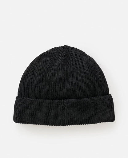 RipCurl Classic Surf Shallow Beanie Ice Grey Black