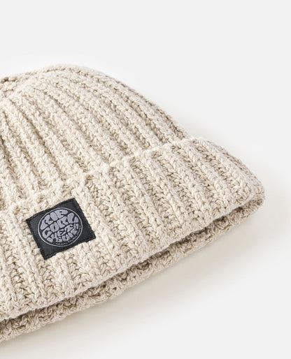 RipCurl Premium Surf Reg Beanie Washed Black Khaki Sand
