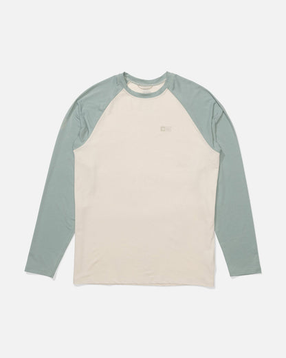 Salty Crew Mariner LS Tech Tee Birch Mar
