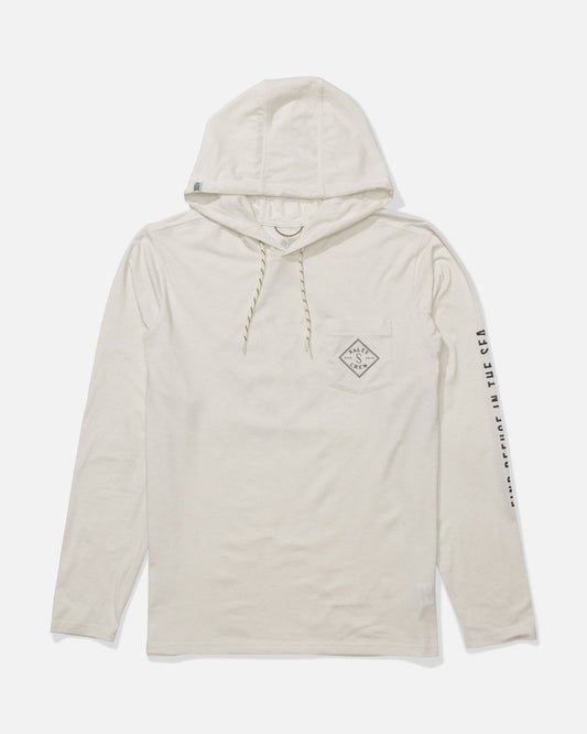 Salty Crew Tippet Hood Tech Tee White